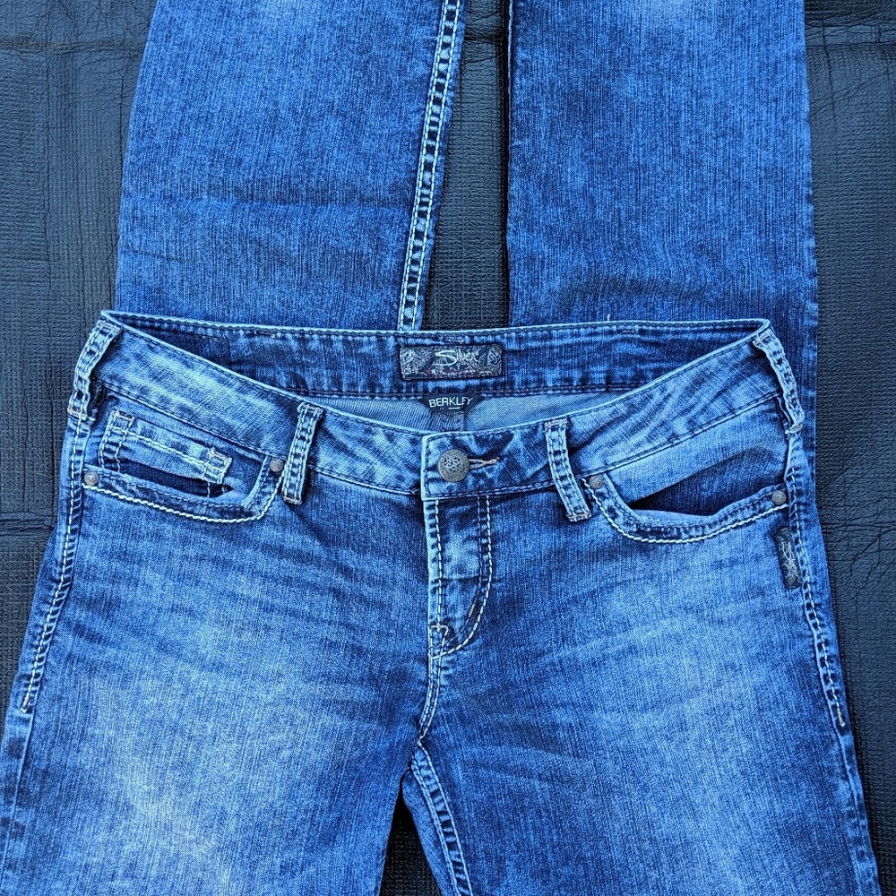 Silver Denim Jeans